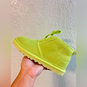 Green-yellow UGG Neumel Boots